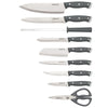 Farberware Triple Riveted Knife Block Set 15-piece in Grey EasyOptionXY LLC