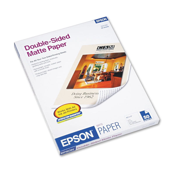 Epson Premium Presentation Paper Matte, Double-Sided (8.5" x 11") (50 Sheets/Pkg) S041568 EasyOptionXY LLC