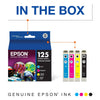 EPSON 125 DURABrite Ultra Ink Black & Color Cartridge Combo Pack For Stylus NX-125, NX-127, NX-130, NX-230, NX-420, NX-530, NX-625, WorkForce WF-320, WF-323, WF-325, WF-520 EasyOptionXY LLC