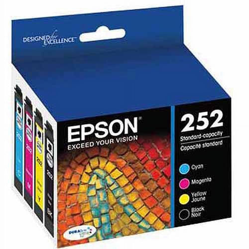 Epson 252 Standard-capacity Black/Color Combo Pack Ink Cartridge EasyOptionXY LLC