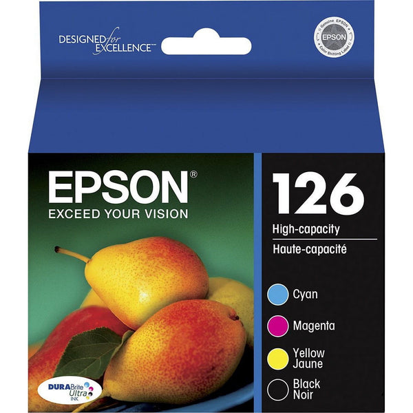 EPSON 126 DURABrite Ultra Ink Black & Color Combo Pack For WF-3520, WF-3530, WF-3540, WF-520, WF-545, WF-630, WF-633, WF-635, WF-645, WF-7010, WF-7510, WF-7520, WF-840, WF-845 and other select models EasyOptionXY LLC