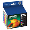 EPSON 126 DURABrite Ultra Ink Black & Color Combo Pack For WF-3520, WF-3530, WF-3540, WF-520, WF-545, WF-630, WF-633, WF-635, WF-645, WF-7010, WF-7510, WF-7520, WF-840, WF-845 and other select models EasyOptionXY LLC