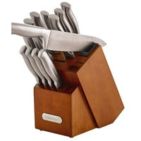 Farberware Edgekeeper Professional 18 Piece Forged Hollow Handle Stainless Steel Knife Block Set EasyOptionXY LLC
