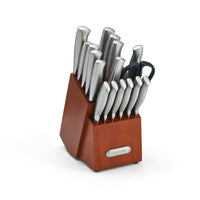 Farberware Edgekeeper Professional 18 Piece Forged Hollow Handle Stainless Steel Knife Block Set EasyOptionXY LLC