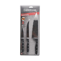 Farberware Wave Edge 3-piece Chef Set in Black EasyOptionXY LLC