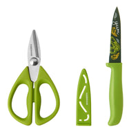 Farberware Classic 2-piece Herb Shears and 3.5-inch Resin Paring Knife EasyOptionXY LLC