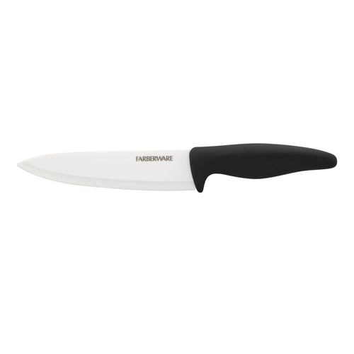 Farberware Professional 6-inch Ceramic Chef Knife with Black Blade Cover and Handle EasyOptionXY LLC