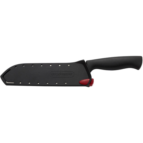 Farberware Edgekeeper 7-inch Santoku Black Knife with Self-Sharpening Sleeve EasyOptionXY LLC