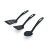 Farberware Set of 3 Nylon Tools, Slotted Turner, Short Turner, Basting Spoon Black EasyOptionXY LLC