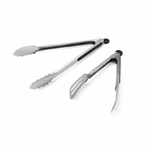 Farberware Classic Set of 2 Stainless Steel Head Tongs EasyOptionXY LLC