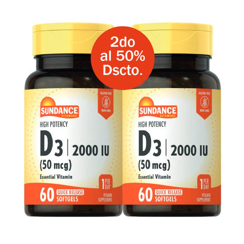 Sundance D3 2000 IU Quick Release – 60 Softgels