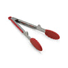 Farberware Healthy Eating Stainless Steel Tip Up Tongs, Red EasyOptionXY LLC