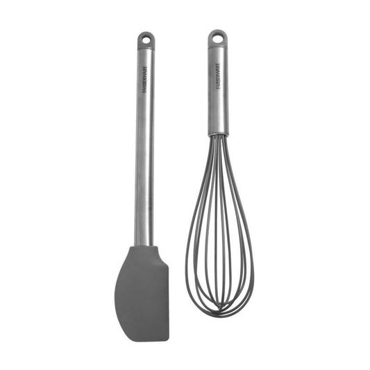 Farberware Professional Whisk and Spatula Set, Gray EasyOptionXY LLC