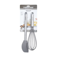 Farberware Professional Whisk and Spatula Set, Gray EasyOptionXY LLC
