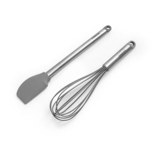 Farberware Professional Whisk and Spatula Set, Gray EasyOptionXY LLC