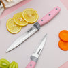 Hecef Kitchen Knife Block Set with Universal Knife Block Holder, High Carbon Stainless Steel Pink Chef Knife Set EasyOptionXY LLC