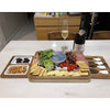 Hecef Charcuterie Cheese Board Set, Large 15 in Acacia Wood Serving Tray fwith Utensils EasyOptionXY LLC