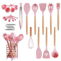 Hecef 32 PCS Silicone Cooking Utensils Set, 446¡ãF Heat Resistant BPA Free for Nonstick Cookware EasyOptionXY LLC
