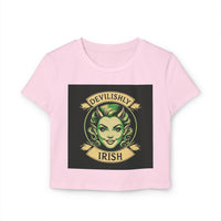 St Patricks Day Baby Tee Devilishly Irish