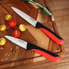 Hecef Knife Set, 13-Piece Satin-finished Sharp and Rust-proof Kitchen Knife set with Sharpener EasyOptionXY LLC