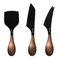 Hecef Cheese Knife Set, Retro Design Multipurpose Stainless Steel Cheese Cutter Slicer Spreader 3 Pieces EasyOptionXY LLC