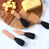 Hecef 5 PCS Cheese Knife Set with Acrylic Stand, Stainless Steel Cheese Slicer with PP Handle EasyOptionXY LLC