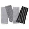 Thyme & Table 4-Pack Kitchen Towels, Gray Star EasyOptionXY LLC