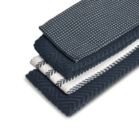 Thyme & Table 4-Pack Kitchen Towels, Navy EasyOptionXY LLC