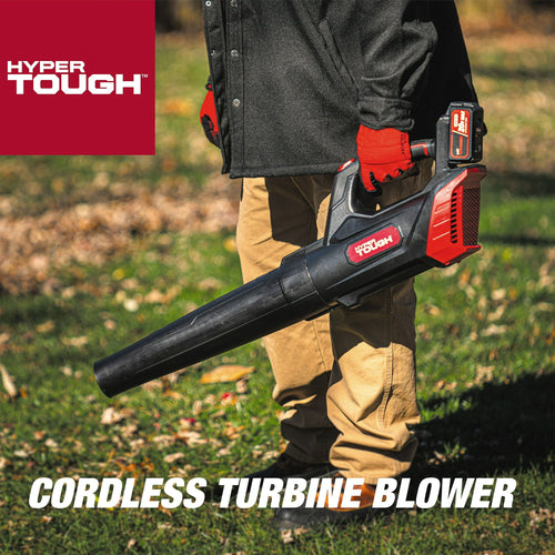 Hyper Tough 20V Max 90 mph 372 Cfm 4.0Ah Battery Powered Cordless Handheld Blower, HT22-401-03-04 EasyOptionXY LLC