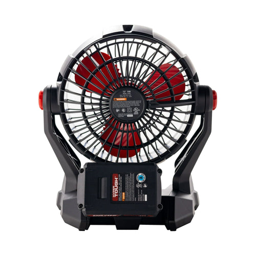 Hyper Tough 7.5 in. Cordless Fan with Hybrid Power,with 2.0Ah Lithium-Ion Battery Pack Powered,C1005 EasyOptionXY LLC