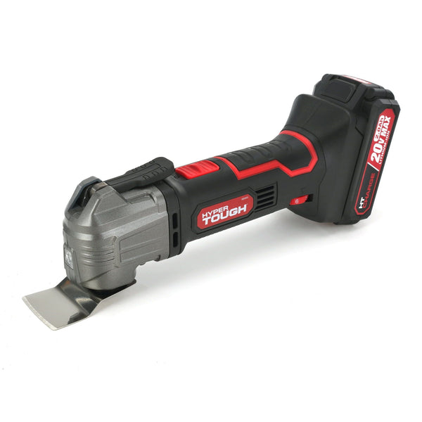 Hyper Tough 20V Max Lithium-Ion Oscillating Power Tool with 2.0 Amp Hour Battery & Charger, New Condition EasyOptionXY LLC