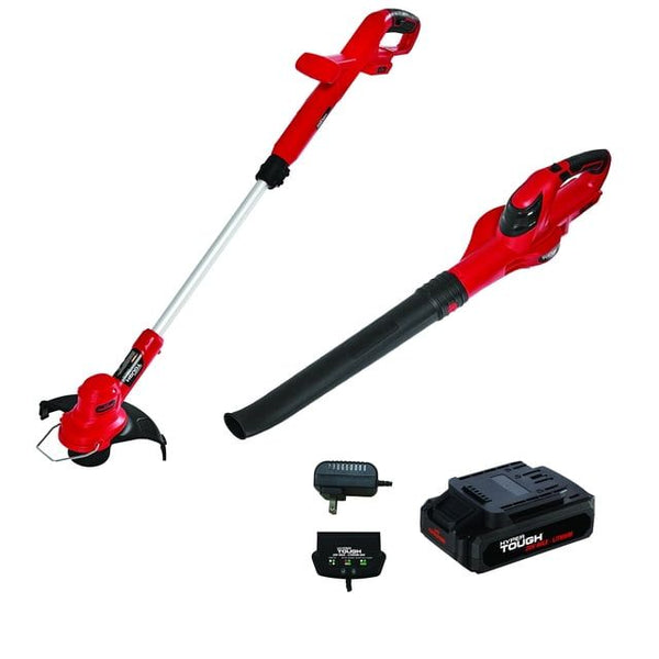 Hyper Tough 20V Max Cordless Trimmer Sweeper Combo, HT19-401-003-07 EasyOptionXY LLC