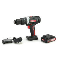 Hyper Tough 20V Max Lithium-Ion Cordless Hammer Drill, 1/2 inch Chuck, 2 Speeds with 1.5Ah Lithium-ion Battery & Charger, Bit Holder & LED Light, New Condition EasyOptionXY LLC
