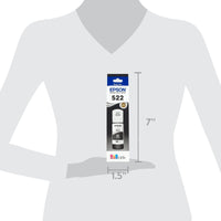 Epson 522 Standard-capacity Dye Black Ink Bottle compatible with ET2720 & ET4700 EasyOptionXY LLC