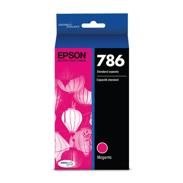EPSON 786 DURABrite Ultra Ink Standard Capacity Magenta Cartridge (T786320) Works with WorkForce WF-5110, WF-5190, WF-5620, WF-5690 EasyOptionXY LLC