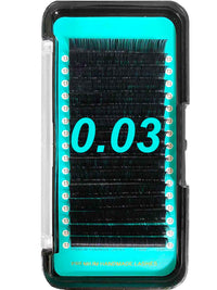 Cashmere Matte Faux Mink Deep Black Individual Lash Extensions 【0.03mm 16-lines】【CLEARANCE SALE】
