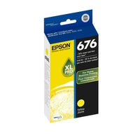 EPSON 676 DURABrite Ultra Ink High Capacity Yellow Cartridge (T676XL420-S) Works with WorkForce Pro WP-4010, WP-4020, WP-4023, WP-4090, WP-4520, WP-4530, WP-4533, WP-4540, WP-4590 EasyOptionXY LLC