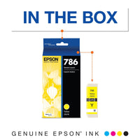 EPSON 786 DURABrite Ultra Ink Standard Capacity Yellow Cartridge (T786420) Works with WorkForce WF-5110, WF-5190, WF-5620, WF-5690 EasyOptionXY LLC