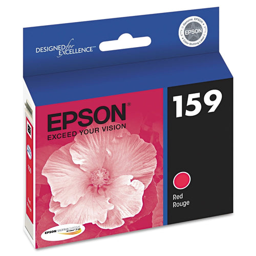 Epson T159720 (159) UltraChrome Hi-Gloss 2 Ink, Red -EPST159720 EasyOptionXY LLC