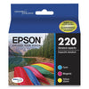 Epson T220520-S (220) DURABrite Ultra Ink, 165 Page-Yield, Cyan/Magenta/Yellow EasyOptionXY LLC