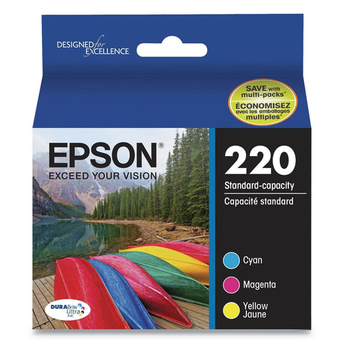 Epson T220520-S (220) DURABrite Ultra Ink, 165 Page-Yield, Cyan/Magenta/Yellow EasyOptionXY LLC