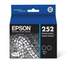 EPSON 252 DURABrite Ultra Ink Standard Capacity Black Dual Cartridge Pack (T252120-D2) Works with WorkForce WF-3620, WF-3640, WF-7110, WF-7610, WF-7620, WF-7710, WF-7720, WF-7210 EasyOptionXY LLC