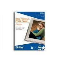 Epson Ultra-Premium Glossy Photo Paper, 11.1" x 8.7" x 0.6", 50 Sheets/Pack, White EasyOptionXY LLC