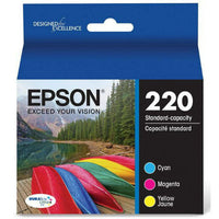 Epson 220 ink Black and Color 4 Pack (T220120, T220520) EasyOptionXY LLC