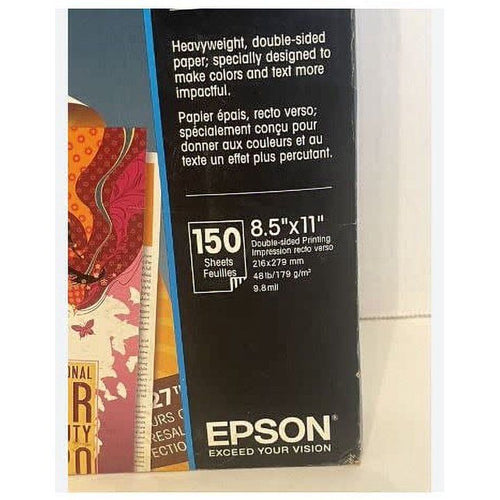 Epson S042384 Brochure and Flyer Paper Matte, Double-Sided White, White EasyOptionXY LLC
