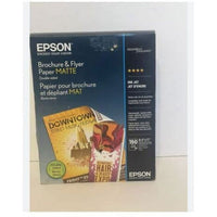 Epson S042384 Brochure and Flyer Paper Matte, Double-Sided White, White EasyOptionXY LLC