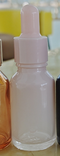 NO Labeled 15ml * 20 Bottles / Light Pink Dropper Bottle 15ml