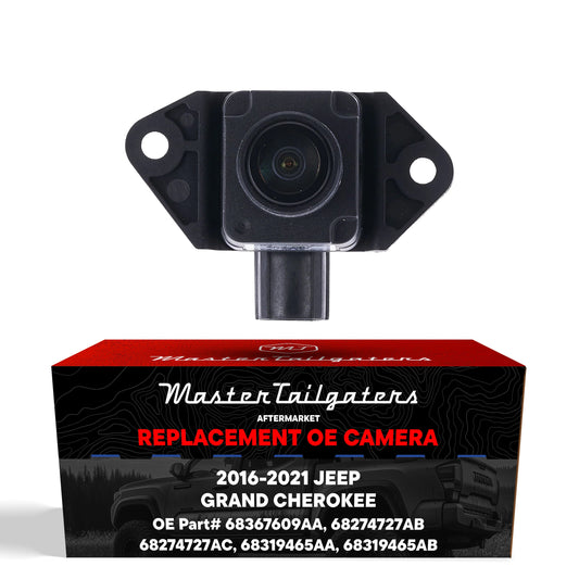 Jeep Grand Cherokee (2016-2021) OEM Replacement Backup Camera OE Part # 68367609AA, 68274727AB, 68274727AC, 68319465AA, 68319465AB