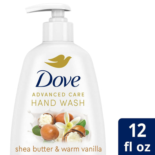 (4 pack) D ove Advanced Care Women's Hand Soap All Skin Shea Butter & Warm Vanilla, 12 oz EasyOptionXY LLC