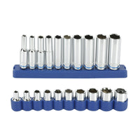 Hyper Tough 22-piece 1/4 Inch Dr. Socket Set MM, Model 43144 EasyOptionXY LLC